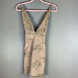 $80 msrp By the way Gianna Deep V Mini Dress Revolve size small